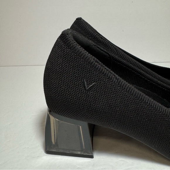 Vivaia Pointed-Toe Block Heel (Aria Block Heels) Black pumps Size 41.5 US 10 - Picture 10 of 16